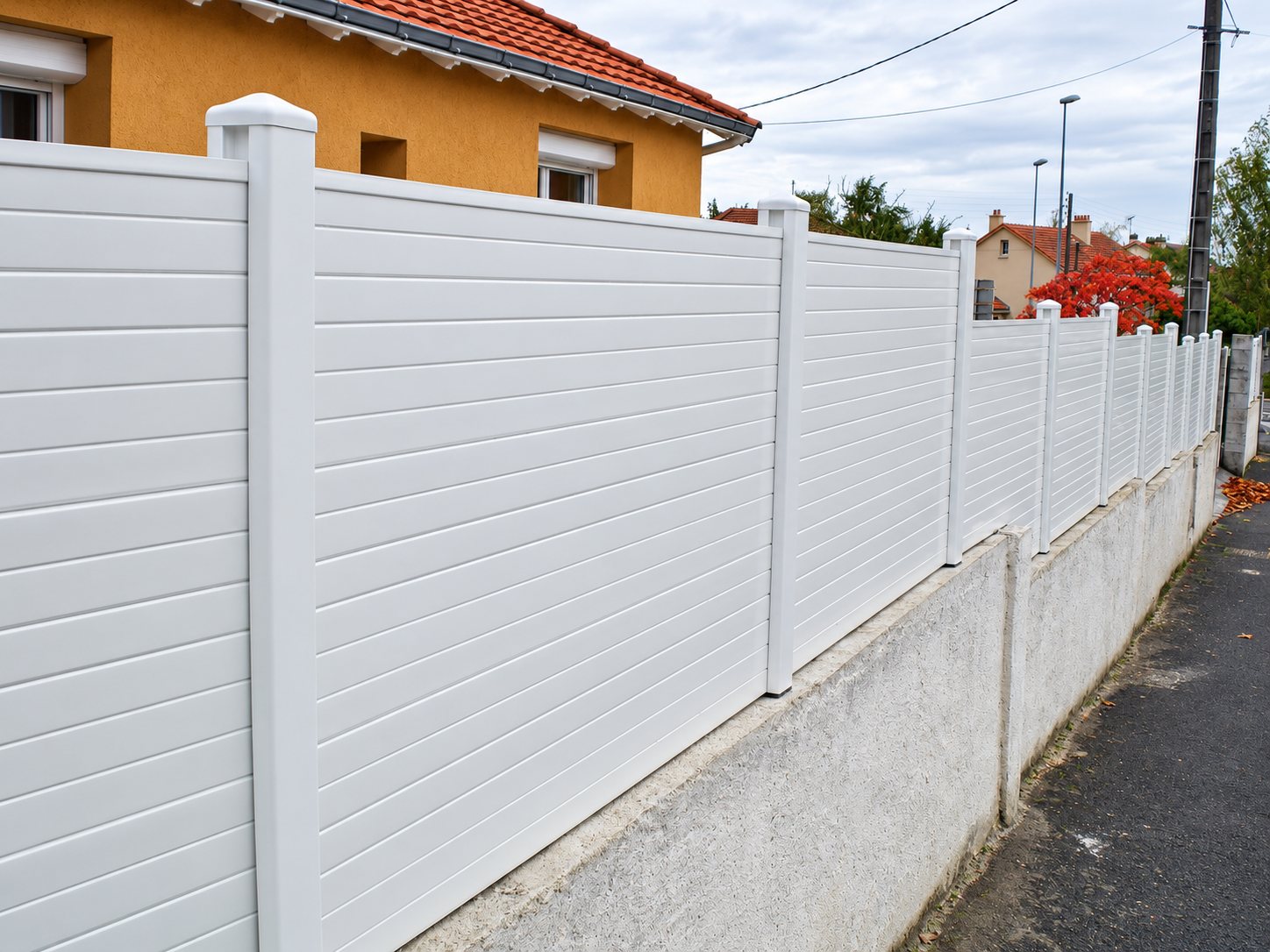 Clôture brise vue en PVC