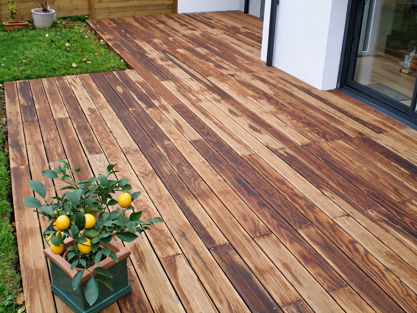 Terrasse en Pin traité