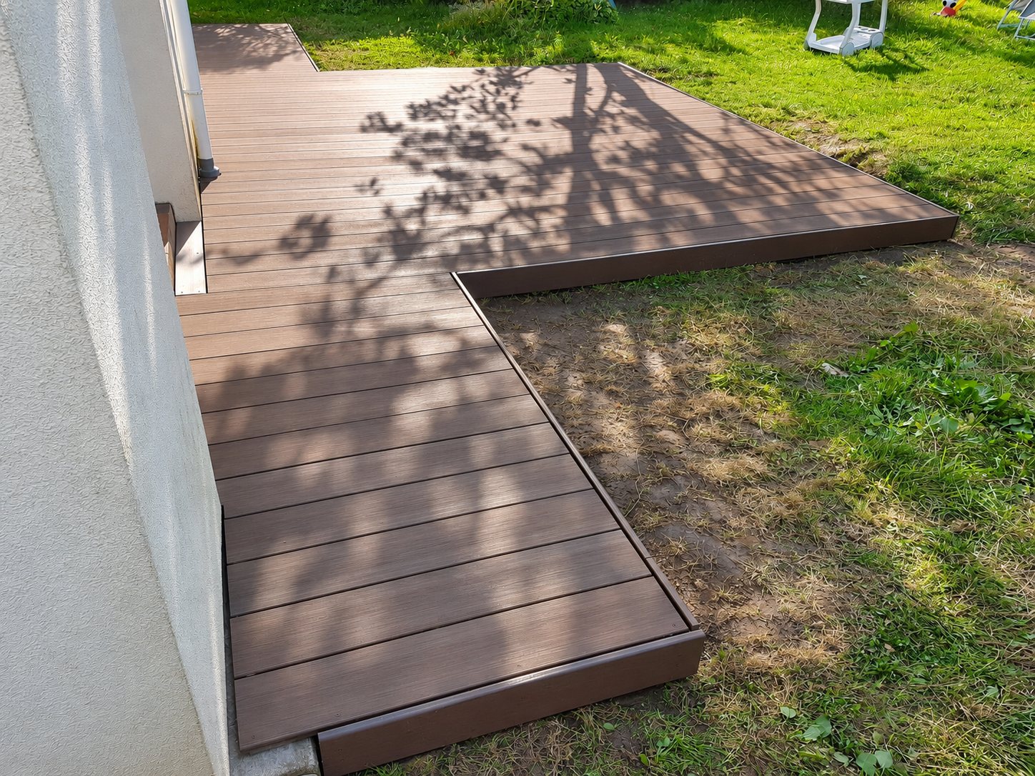 Terrasse composite après AR’ Paysage